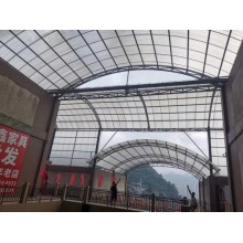 大跨度鋼架，網(wǎng)架采光頂棚用輕型防火阻燃陽光板耐力板聚碳酸酯板